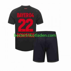 Fußballtrikot Bayer 04 Leverkusen Victor Boniface 22 Heim Trikot Home 2023-2024 Kurzarm für Kinder