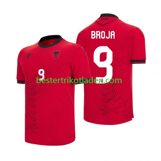 Fußballtrikot Albanien Armando Broja 9 Heim Trikot Home WM 2026 Kurzarm für Herren