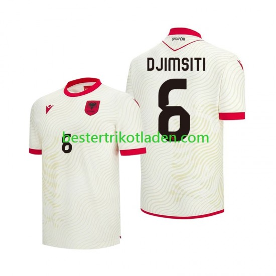 Fußballtrikot Albanien Berat Djimsiti 6 Auswärts Trikot Away WM 2026 Kurzarm für Herren
