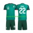 Fußballtrikot Algerien Ibrahim Maza 22 Auswärts Trikot Away 2026 Kurzarm für Kinder