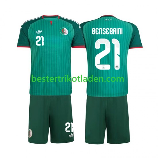 Fußballtrikot Algerien Ramy Bensebaini 21 Auswärts Trikot Away 2026 Kurzarm für Kinder