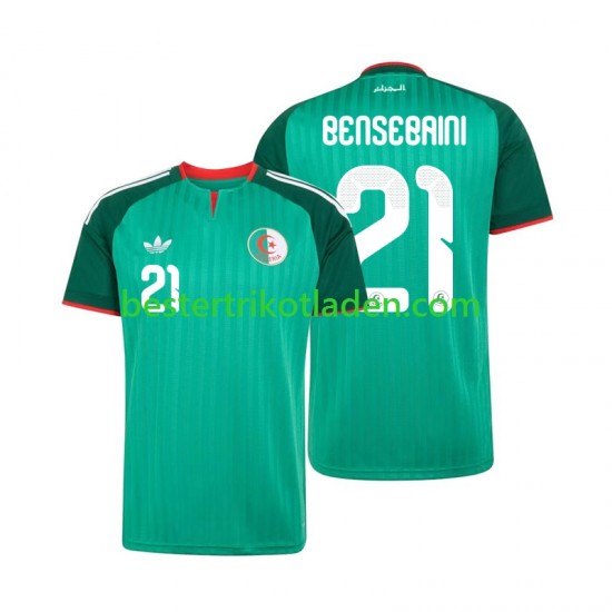 Fußballtrikot Algerien Ramy Bensebaini 21 Auswärts Trikot Away 2026 Kurzarm für Herren