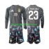 Fußballtrikot Argentinien Emiliano Martinez 23 Torwart Heim Trikot Home WM 2026 Langarm für Kinder