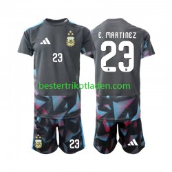 Fußballtrikot Argentinien Emiliano Martinez 23 Torwart Heim Trikot Home WM 2026 Kurzarm für Kinder