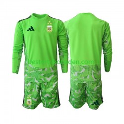 Fußballtrikot Argentinien Torwart Ausweich Trikot 3rd WM 2026 Langarm für Kinder