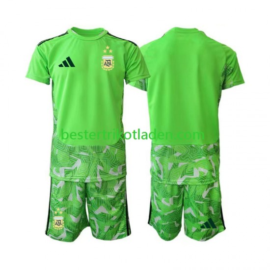 Fußballtrikot Argentinien Torwart Ausweich Trikot 3rd WM 2026 Kurzarm für Kinder