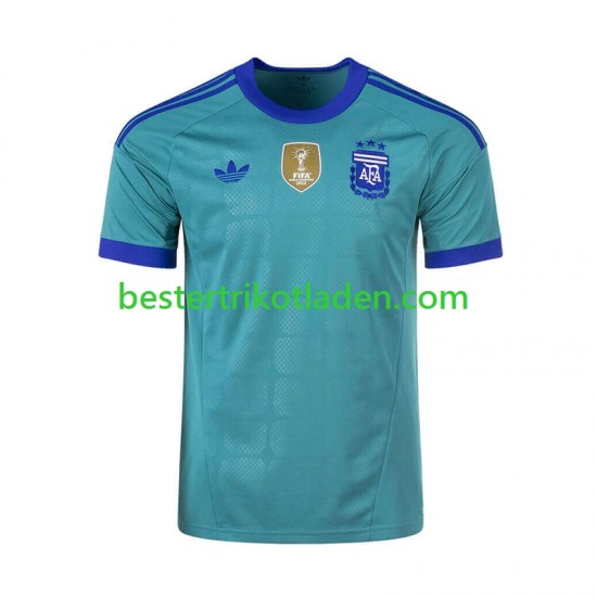 Fußballtrikot Argentinien Torwart Auswärts Trikot Away WM 2026 Kurzarm für Herren