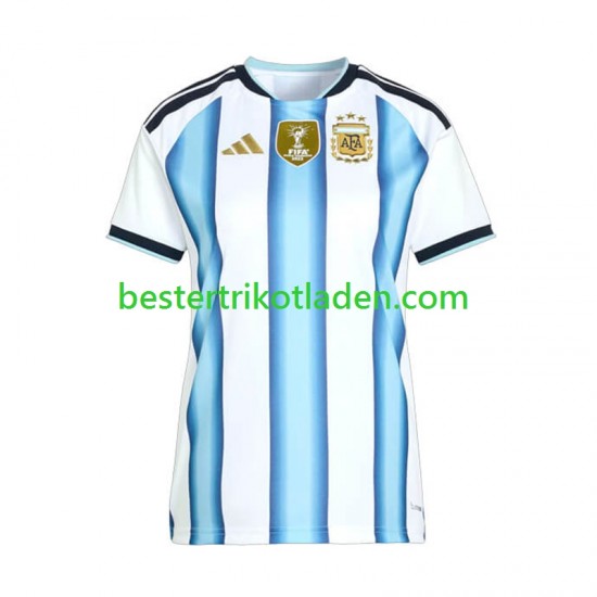 Fußballtrikot Argentinien Heim Trikot Home WM 2026 Kurzarm für Dame
