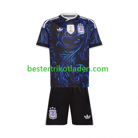 Fußballtrikot Argentinien Auswärts Trikot Away WM 2026 Kurzarm für Kinder