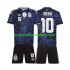 Fußballtrikot Argentinien Lionel Messi 10 Auswärts Trikot Away WM 2026 Kurzarm für Kinder