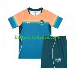 Fußballtrikot Australien Auswärts Trikot Away WM 2026 Kurzarm für Kinder