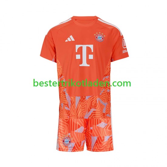Fußballtrikot FC Bayern München Torwart Auswärts Trikot Away 2026-2027 Kurzarm für Kinder