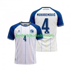 Fußballtrikot Bosnien-Herzegowina Tarik Muharemovic 4 Auswärts Trikot Away WM 2026 Kurzarm für Herren