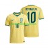 Fußballtrikot Brasilien Neymar JR 10 Heim Trikot Home WM 2026 Kurzarm für Herren