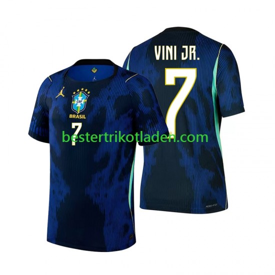 Fußballtrikot Brasilien Vinicius Junior 7 Auswärts Trikot Away WM 2026 Kurzarm für Herren