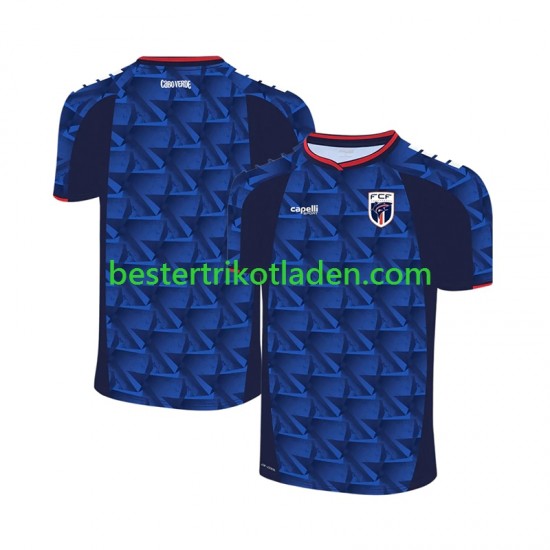 Fußballtrikot Cape Verde Heim Trikot Home WM 2026 Kurzarm für Herren