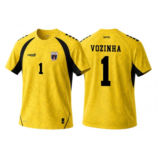 Fußballtrikot Cape Verde Vozinha 1 Auswärts Trikot Away WM 2026 Kurzarm für Herren