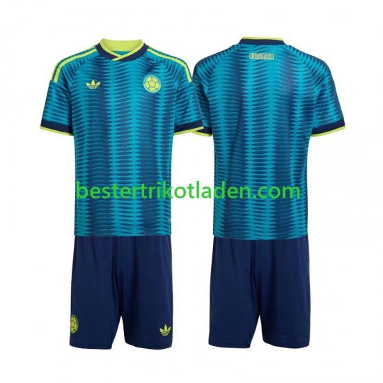 Fußballtrikot Kolumbien Auswärts Trikot Away WM 2026 Kurzarm für Kinder