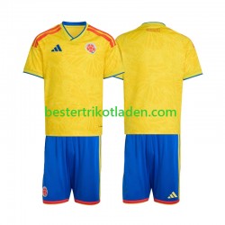 Fußballtrikot Kolumbien Heim Trikot Home WM 2026 Kurzarm für Kinder