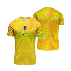 Fußballtrikot Kroatien Torwart Heim Trikot Home WM 2026 Kurzarm für Herren
