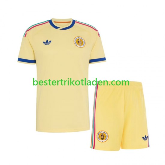 Fußballtrikot Curacao Auswärts Trikot Away WM 2026 Kurzarm für Kinder