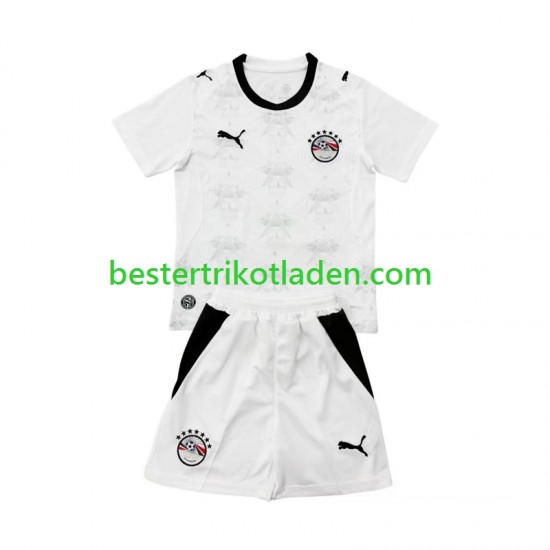 Fußballtrikot Ägypten Auswärts Trikot Away WM 2026 Kurzarm für Kinder