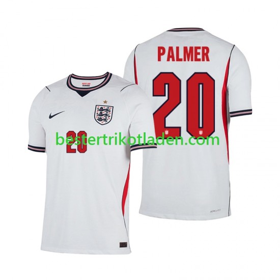Fußballtrikot England Cole Palmer 20 Heim Trikot Home WM 2026 Kurzarm für Herren