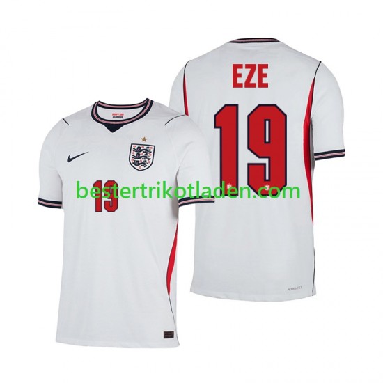 Fußballtrikot England Eberechi Eze 19 Heim Trikot Home WM 2026 Kurzarm für Herren