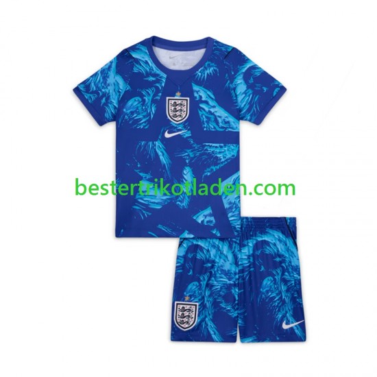 Fußballtrikot England Torwart Ausweich Trikot 3rd WM 2026 Kurzarm für Kinder