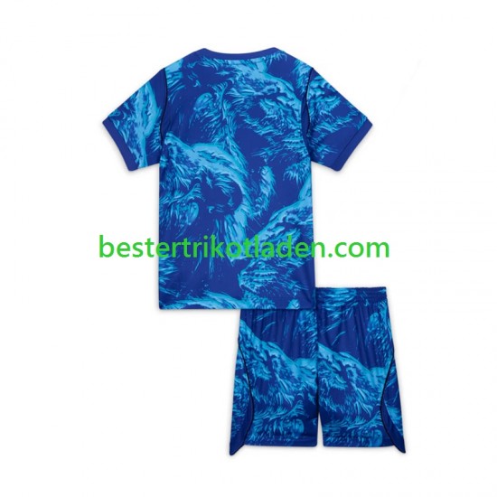 Fußballtrikot England Torwart Ausweich Trikot 3rd WM 2026 Kurzarm für Kinder