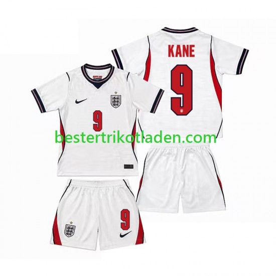 Fußballtrikot England Harry Kane 9 Heim Trikot Home WM 2026 Kurzarm für Kinder