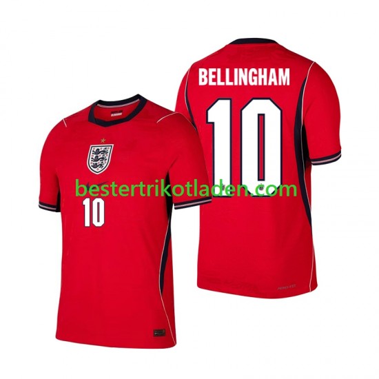 Fußballtrikot England Jude Bellingham 10 Auswärts Trikot Away WM 2026 Kurzarm für Herren