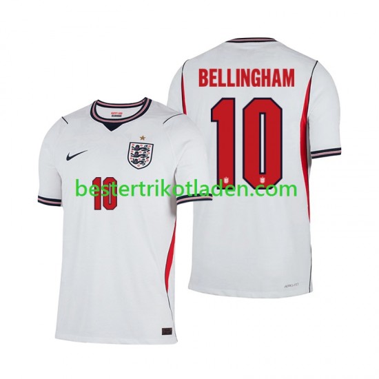 Fußballtrikot England Jude Bellingham 10 Heim Trikot Home WM 2026 Kurzarm für Herren