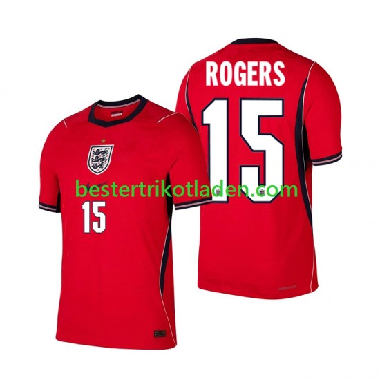 Fußballtrikot England Morgan Rogers 15 Auswärts Trikot Away WM 2026 Kurzarm für Herren