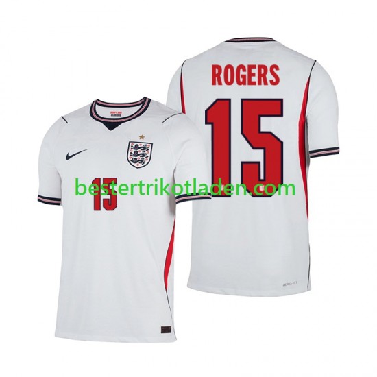 Fußballtrikot England Morgan Rogers 15 Heim Trikot Home WM 2026 Kurzarm für Herren