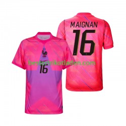 Fußballtrikot Frankreich Mike Maignan 16 Torwart Auswärts Trikot Away WM 2026 Kurzarm für Herren