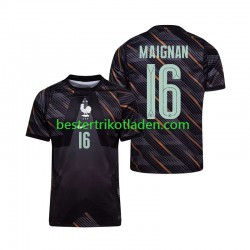 Fußballtrikot Frankreich Mike Maignan 16 Torwart Heim Trikot Home WM 2026 Kurzarm für Herren