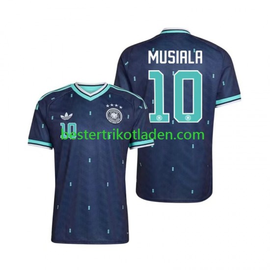 Fußballtrikot Deutschland Jamal Musiala 10 Auswärts Trikot Away WM 2026 Kurzarm für Herren