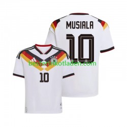 Fußballtrikot Deutschland Jamal Musiala 10 Heim Trikot Home WM 2026 Kurzarm für Herren
