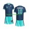 Fußballtrikot Deutschland Jamal Musiala 10 Auswärts Trikot Away WM 2026 Kurzarm für Kinder