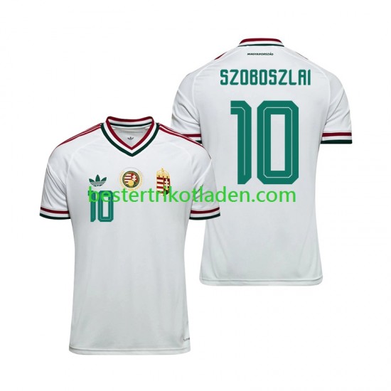 Fußballtrikot Ungarn Dominik Szoboszlai 10 Auswärts Trikot Away WM 2026 Kurzarm für Herren