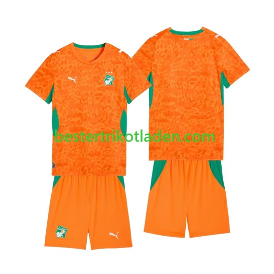 Fußballtrikot Elfenbeinküste Heim Trikot Home WM 2026 Kurzarm für Herren für Kinder