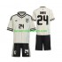 Fußballtrikot Japan Kaishu Sano 24 Auswärts Trikot Away WM 2026 Kurzarm für Kinder