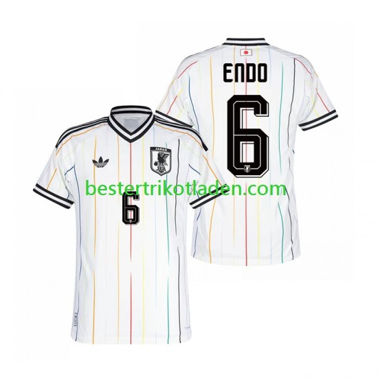 Fußballtrikot Japan Wataru Endo 6 Auswärts Trikot Away WM 2026 Kurzarm für Herren