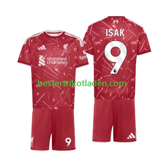 Fußballtrikot Liverpool Alexander Isak 9 Heim Trikot Home 2026-2027 Kurzarm für Kinder