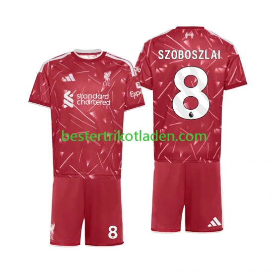 Fußballtrikot Liverpool Dominik Szoboszlai 8 Heim Trikot Home 2026-2027 Kurzarm für Kinder