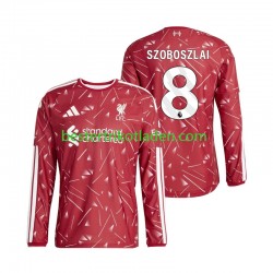 Fußballtrikot Liverpool Dominik Szoboszlai 8 Heim Trikot Home 2026-2027 Langarm für Herren
