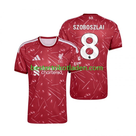 Fußballtrikot Liverpool Dominik Szoboszlai 8 Heim Trikot Home 2026-2027 Kurzarm für Herren