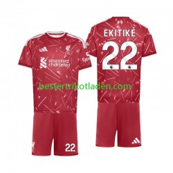 Fußballtrikot Liverpool Hugo Ekitike 22 Heim Trikot Home 2026-2027 Kurzarm für Kinder