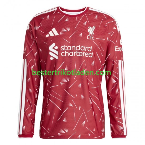 Fußballtrikot Liverpool Heim Trikot Home 2026-2027 Langarm für Herren